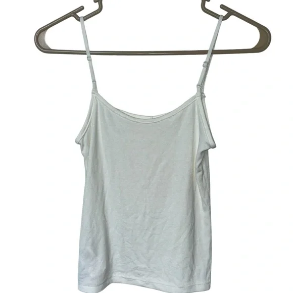 White Fitted Tank Top - Picture 4 of 6